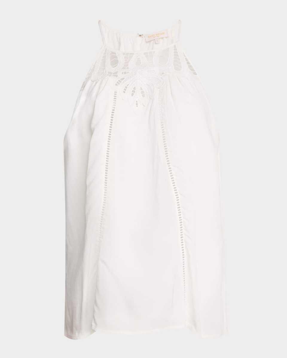 Mila Eyelet Embroidered Sleeveless Top